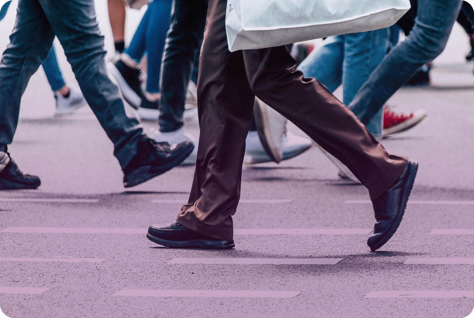 Business people walking